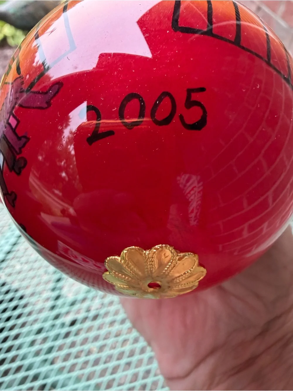 21 Club glass hand